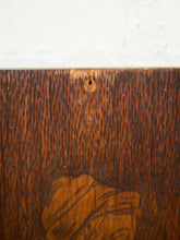 Load image into Gallery viewer, Vintage Man Hand Etched Wooden Pyrography Folk Art Plaque