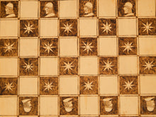Load image into Gallery viewer, Vintage Handcrafted Wooden Chessboard with Medieval-Themed Designs