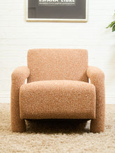 Load image into Gallery viewer, Orange Nubby Lounge Chair