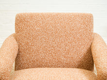 Load image into Gallery viewer, Orange Nubby Lounge Chair