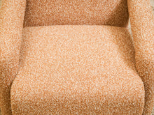 Load image into Gallery viewer, Orange Nubby Lounge Chair