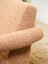 Load image into Gallery viewer, Orange Nubby Lounge Chair