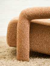 Load image into Gallery viewer, Orange Nubby Lounge Chair