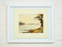 Load image into Gallery viewer, Wind-Swept Pines Watercolor and Gouache Watercolor by Tim Campbell