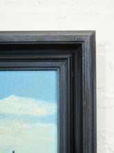 Load image into Gallery viewer, Coastal Dockside Painting with Boathouse and Fishing Boats