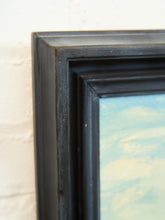 Load image into Gallery viewer, Coastal Dockside Painting with Boathouse and Fishing Boats