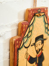 Load image into Gallery viewer, Hand-Painted Folk Art Retablo on Wood