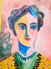 Load image into Gallery viewer, Bold Abstract Portrait in Vibrant Hues