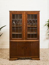Load image into Gallery viewer, 1910’s Arts & Crafts Hand Carved Hutch