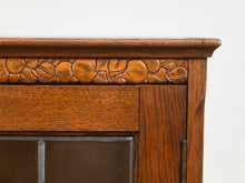 Load image into Gallery viewer, 1910’s Arts & Crafts Hand Carved Hutch