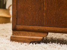 Load image into Gallery viewer, 1910’s Arts & Crafts Hand Carved Hutch