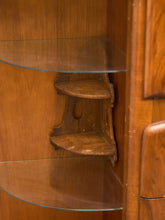 Load image into Gallery viewer, Art Deco Vintage Oak Secretary Bar Bookcase