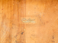 Load image into Gallery viewer, Mid-Century Oak Pedestal Desk with Twin Drawer Pedestals