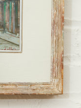 Load image into Gallery viewer, Framed European Street Scene Oil Painting Signed