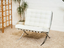 Load image into Gallery viewer, White Barcelona Style Chair