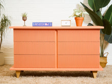 Load image into Gallery viewer, Salmon Pink 6 Drawer Dresser