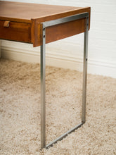 Load image into Gallery viewer, Teak 3 Drawer 1970’s Vintage Desk