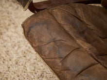 Load image into Gallery viewer, Norwegian Distressed Leather Lounge Chair