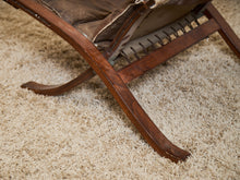 Load image into Gallery viewer, Norwegian Distressed Leather Lounge Chair