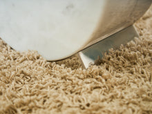 Load image into Gallery viewer, Italian Large Oval Table Cattellan Black Marble Steel and Crystal