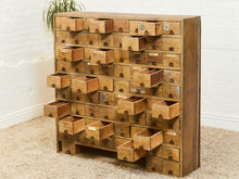 Load image into Gallery viewer, Antique Multi-Drawer Hardware Apothecary Cabinet