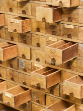 Load image into Gallery viewer, Antique Multi-Drawer Hardware Apothecary Cabinet