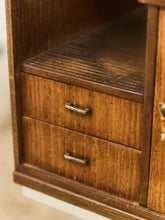 Load image into Gallery viewer, Vintage Mini Jewelry Cabinet