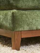 Load image into Gallery viewer, Lisette Sectional Left Facing bumper chaise in Olive Moss