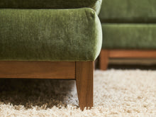 Load image into Gallery viewer, Lisette Sectional Left Facing bumper chaise in Olive Moss