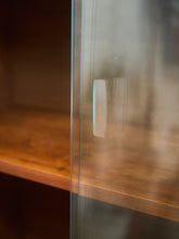 Load image into Gallery viewer, Mid-Century Walnut Hutch with Open Shelving