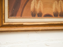 Load image into Gallery viewer, Vintage signed Native American Chief Oil Painting Kenneth Wu