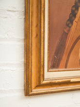 Load image into Gallery viewer, Vintage signed Native American Chief Oil Painting Kenneth Wu