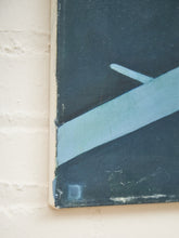 Load image into Gallery viewer, Modern Industrial Wind Turbine Painting Minimalist Energy Art