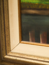 Load image into Gallery viewer, Framed River Landscape Oil Painting by Towski