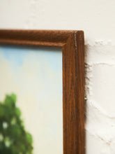 Load image into Gallery viewer, Crimson Barns Under Blue Skies Oil Painting