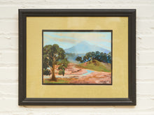 Load image into Gallery viewer, Golden Hillside California Landscape Framed