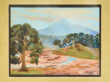 Load image into Gallery viewer, Golden Hillside California Landscape Framed
