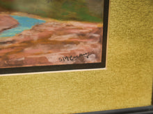 Load image into Gallery viewer, Golden Hillside California Landscape Framed