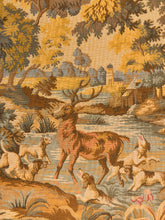 Load image into Gallery viewer, Large Mid Century Northern Belgian region tapestry Framed