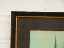 Load image into Gallery viewer, Vintage Japanese Woodblock print Framed