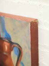 Load image into Gallery viewer, Vintage Still Life Oil Painting Apples & Earthenware by Bazil Dean