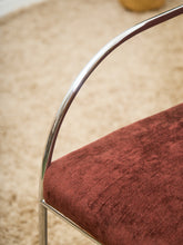 Load image into Gallery viewer, Set of 6 Vintage Milo Baughman Chairs in Burgundy/Brown