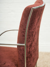 Load image into Gallery viewer, Set of 6 Vintage Milo Baughman Chairs in Burgundy/Brown