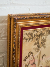 Load image into Gallery viewer, 20th Century Vintage French style tapestry is a Roman scene of Pompeii