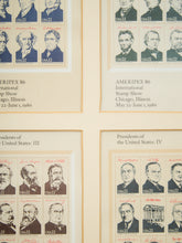 Load image into Gallery viewer, 1986 Ameripex '86 United States postage stamps, Scott #2216-19 Framed