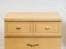 Load image into Gallery viewer, Blonde Vintage Highboy Dresser