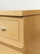Load image into Gallery viewer, Blonde Vintage Highboy Dresser