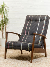 Load image into Gallery viewer, Milo Baughman Lounge Chair Restored with new upholstery