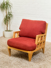 Load image into Gallery viewer, Red Vintage 1950’s Lounge Chair