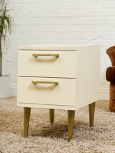 Load image into Gallery viewer, White Mid Century Cabinets